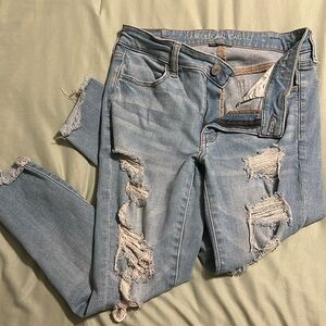 cropped american eagle jeggings